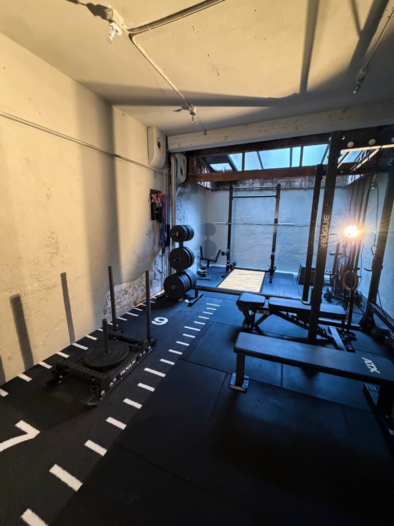 Privé trainingsstudio interieur bij SculptClub Amsterdam